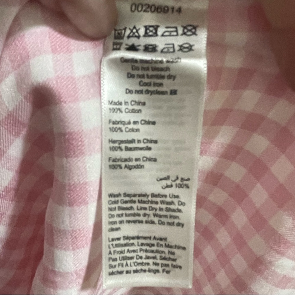 NWT City Chic Pink White Gingham Maxi Tiered Dress Size 18 - Picture 7 of 9